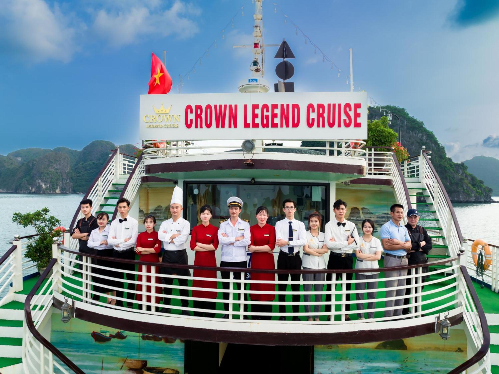 Hotel Dragon Crown Legend Cruise Ha Long Exterior foto