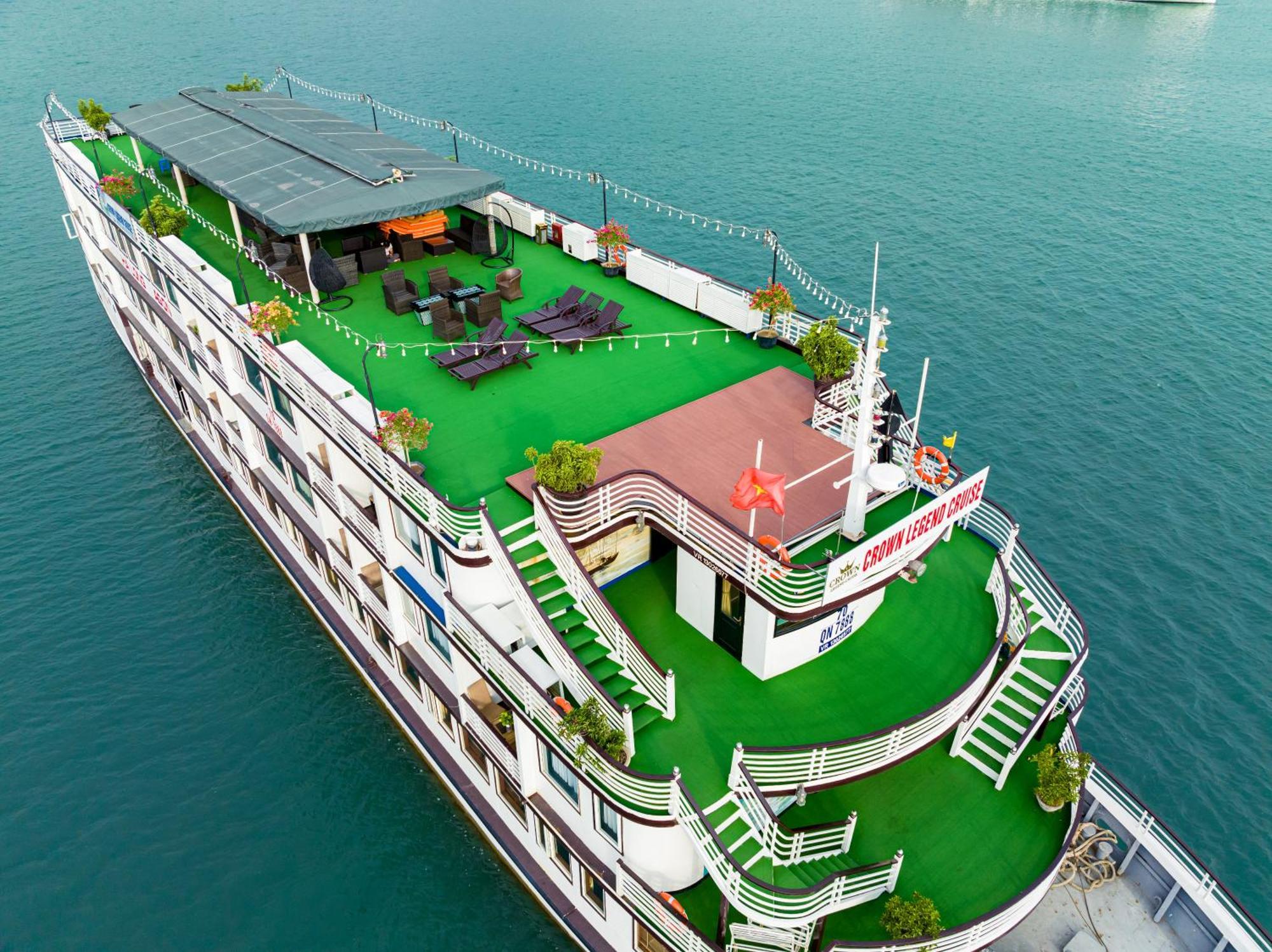 Hotel Dragon Crown Legend Cruise Ha Long Exterior foto